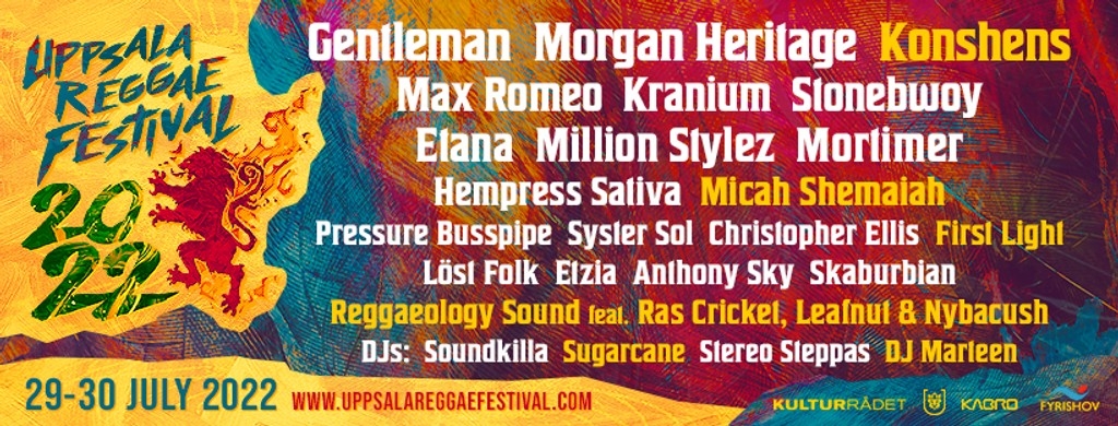 Uppsala Reggae Festival 2022 Festival