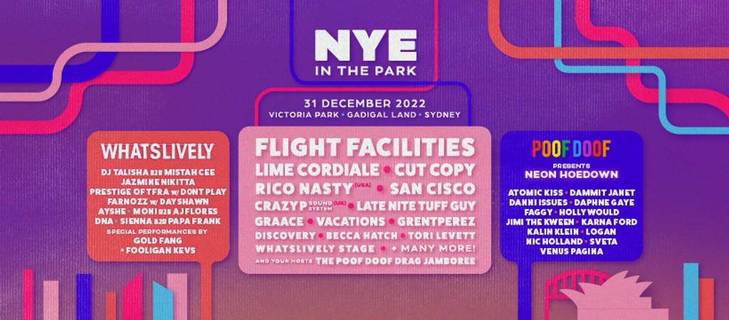 NYE In The Park 2022 Festival