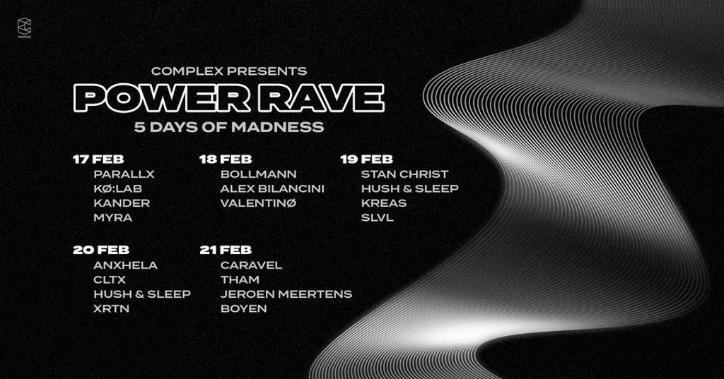 Complex presents Power Rave 2023 Festival