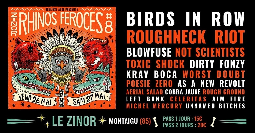 Les Rhinos Féroces 2023 Festival