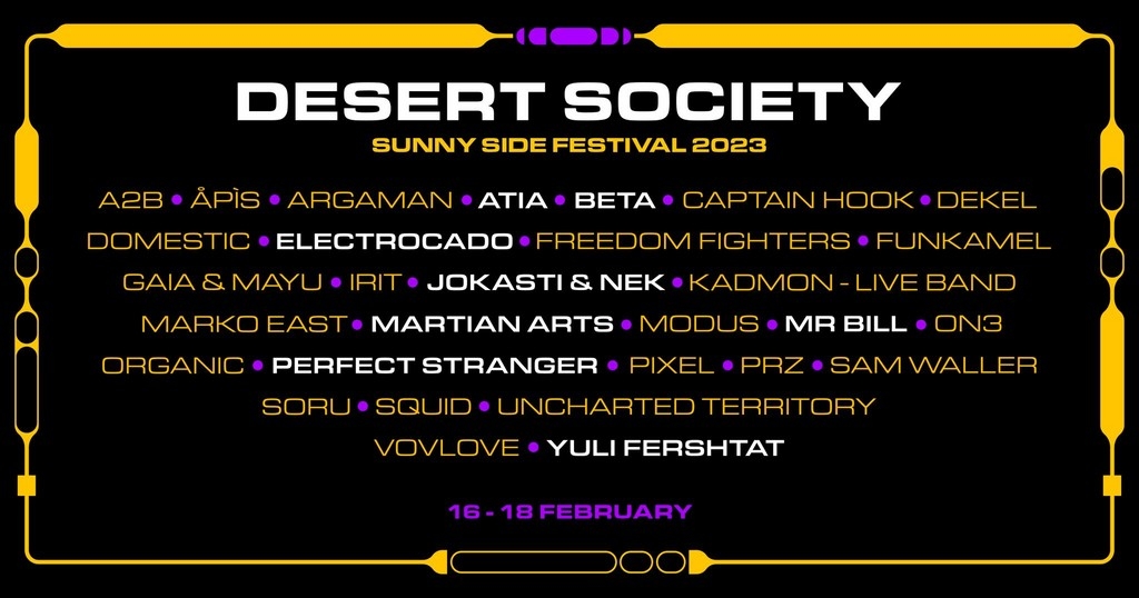 Desert Society – Sunny Side Festival 2023 Festival