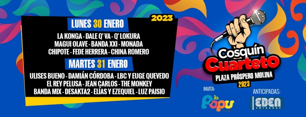 Cosquín Cuarteto 2023 Festival