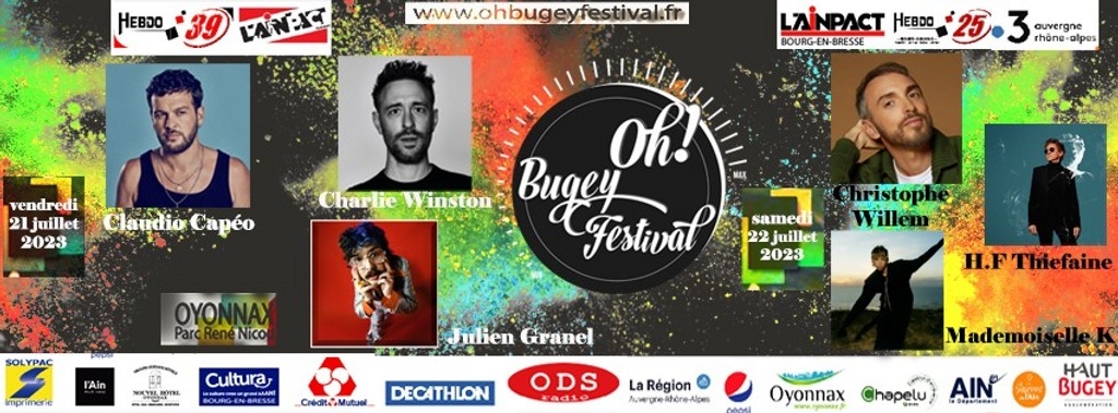 Oh! BUGEY Festival 2023 Festival