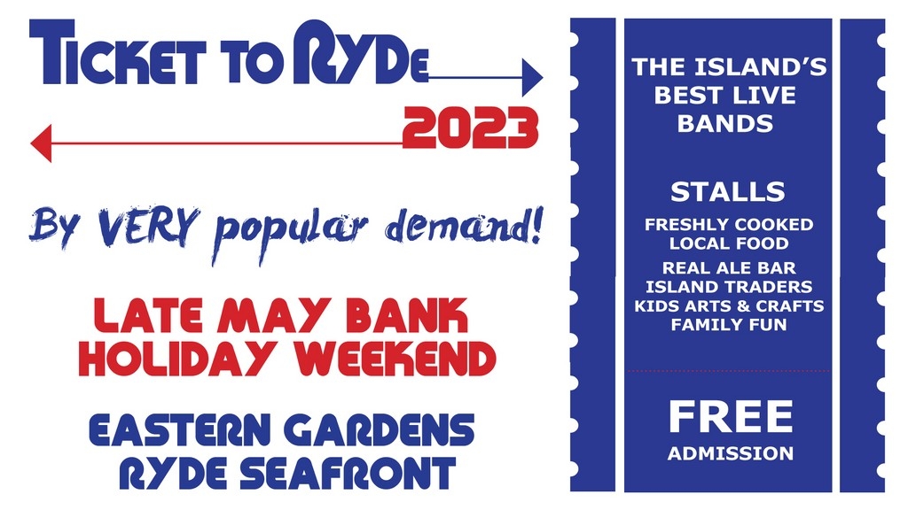 Ticket to Ryde - Late May Bank Holiday 2023 Festival