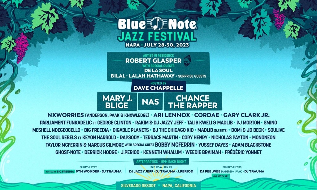 Blue Note Jazz Festival Napa Valley 2023 Festival