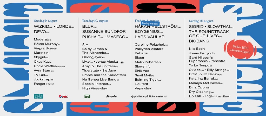 Øyafestivalen 2023 Festival