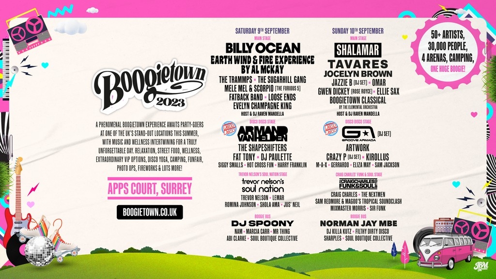 Boogietown Surrey 2023 Festival