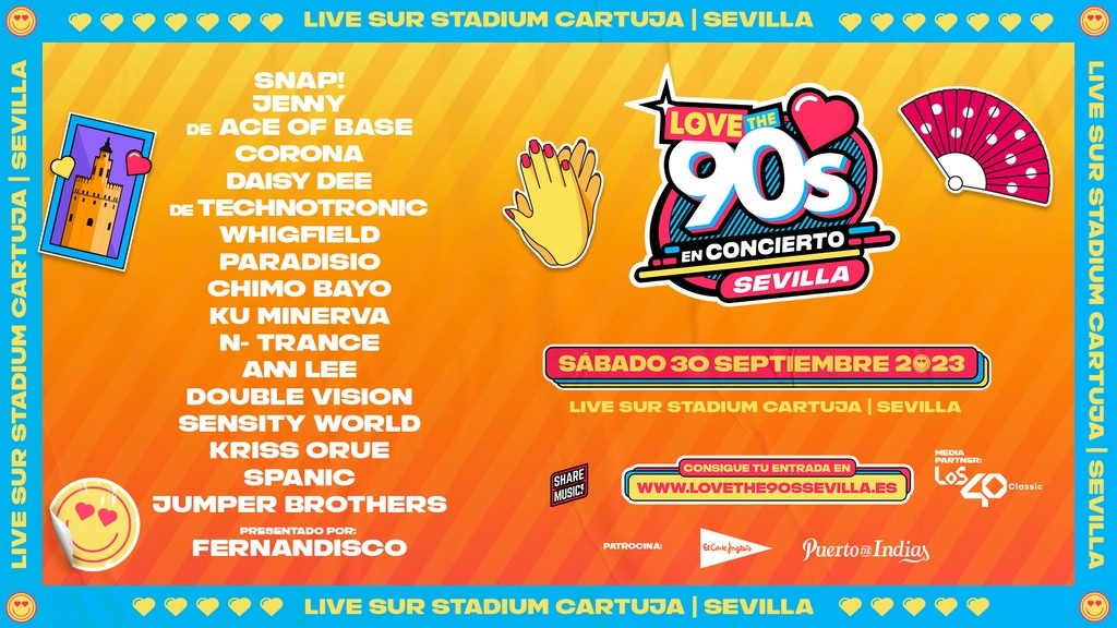 Love The 90’s Sevilla 2023 Festival