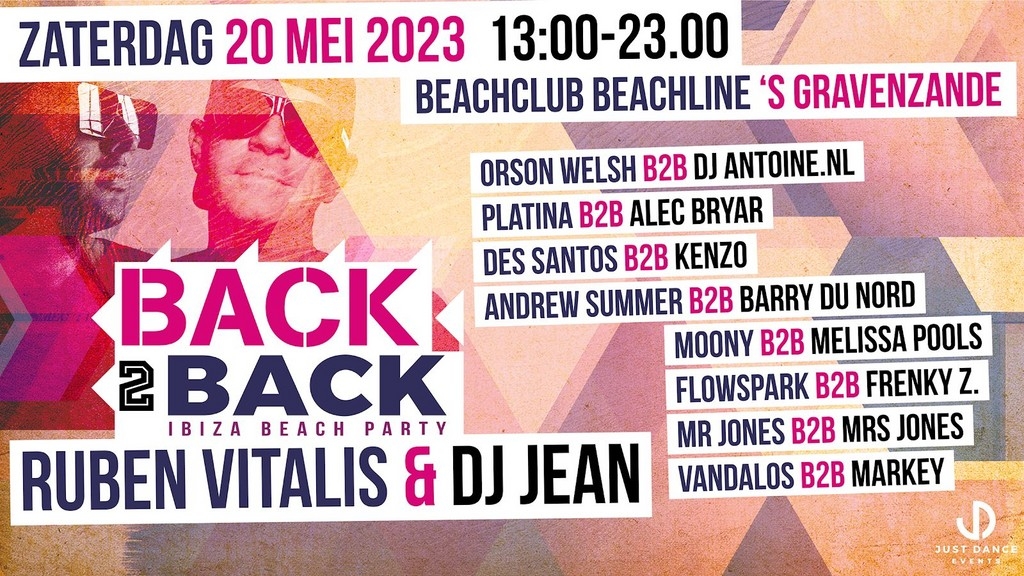 Back 2 Back Ibiza Beach Party 2023 Festival