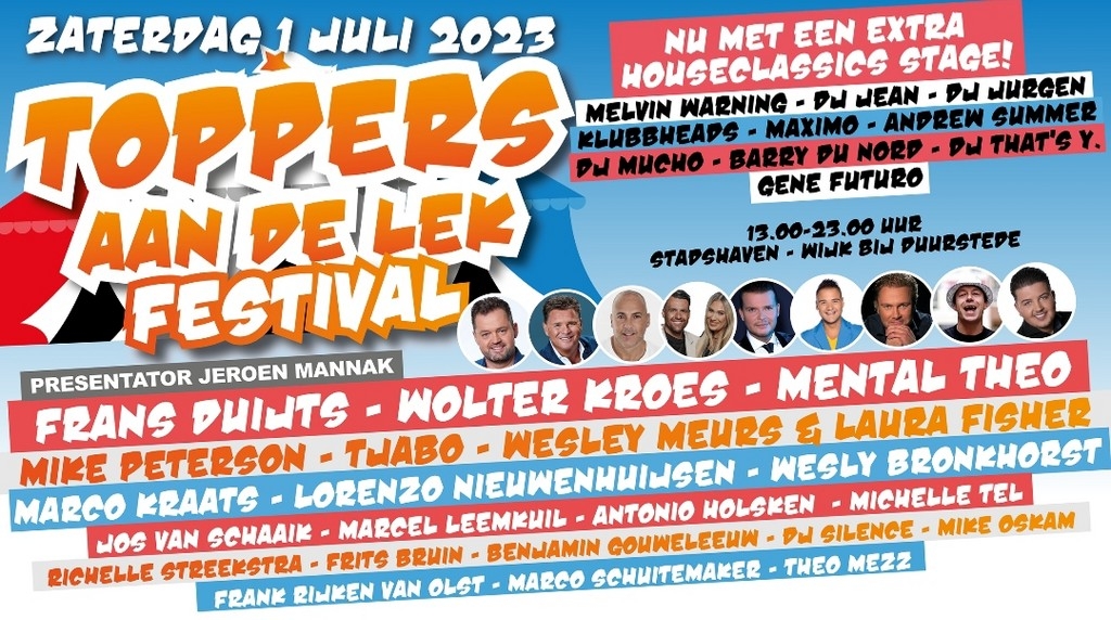 Toppers aan de Lek Festival 2023 Festival