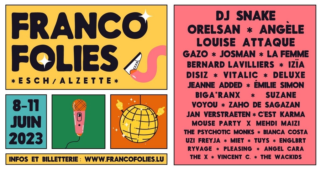 Les Francofolies Esch/Alzette 2023 Festival