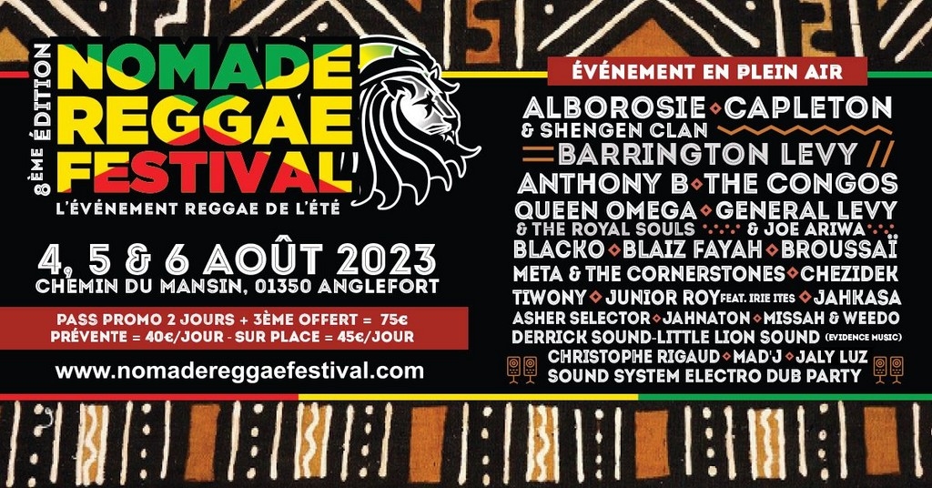 Nomade Reggae Festival 2023 Festival