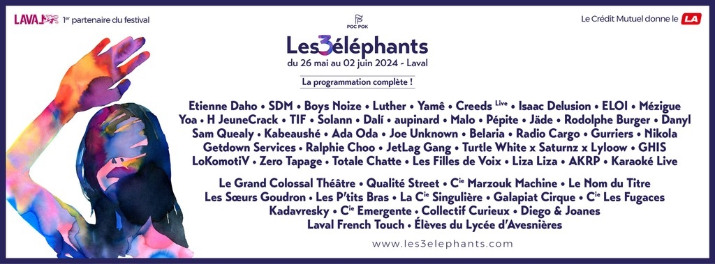 Les 3 éléphants 2024 Festival