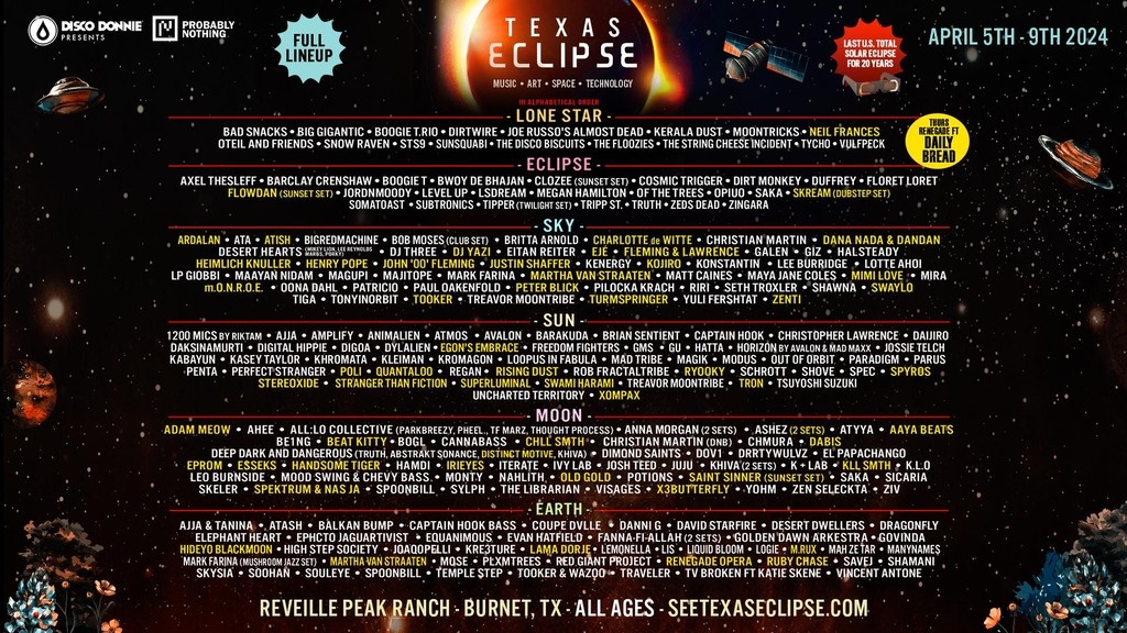 Texas Eclipse 2024 Festival