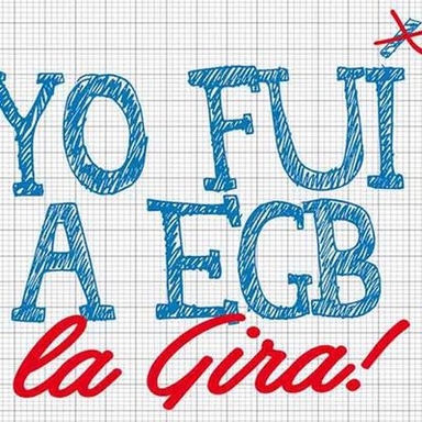 Yo Fui a EGB La Gira A Coruña 2023 Logo