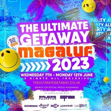 The Ultimate Getaway Magaluf 2023 Logo