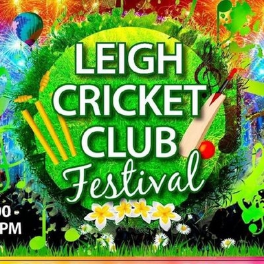 Leigh Cricket Club Festival 2023 Logo