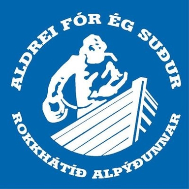 Aldrei fór ég suður 2024 Logo