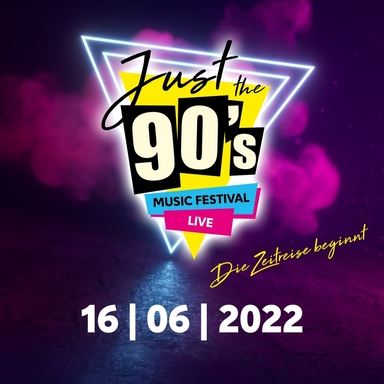 Just The 90s Music Festival 2022 Logo