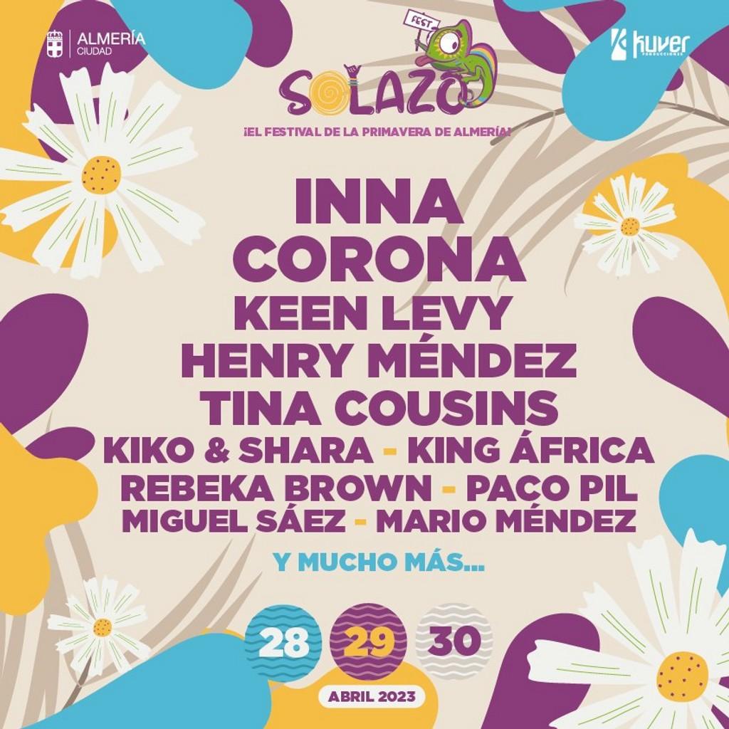 Lineup Poster SOLAZO Fest 2023