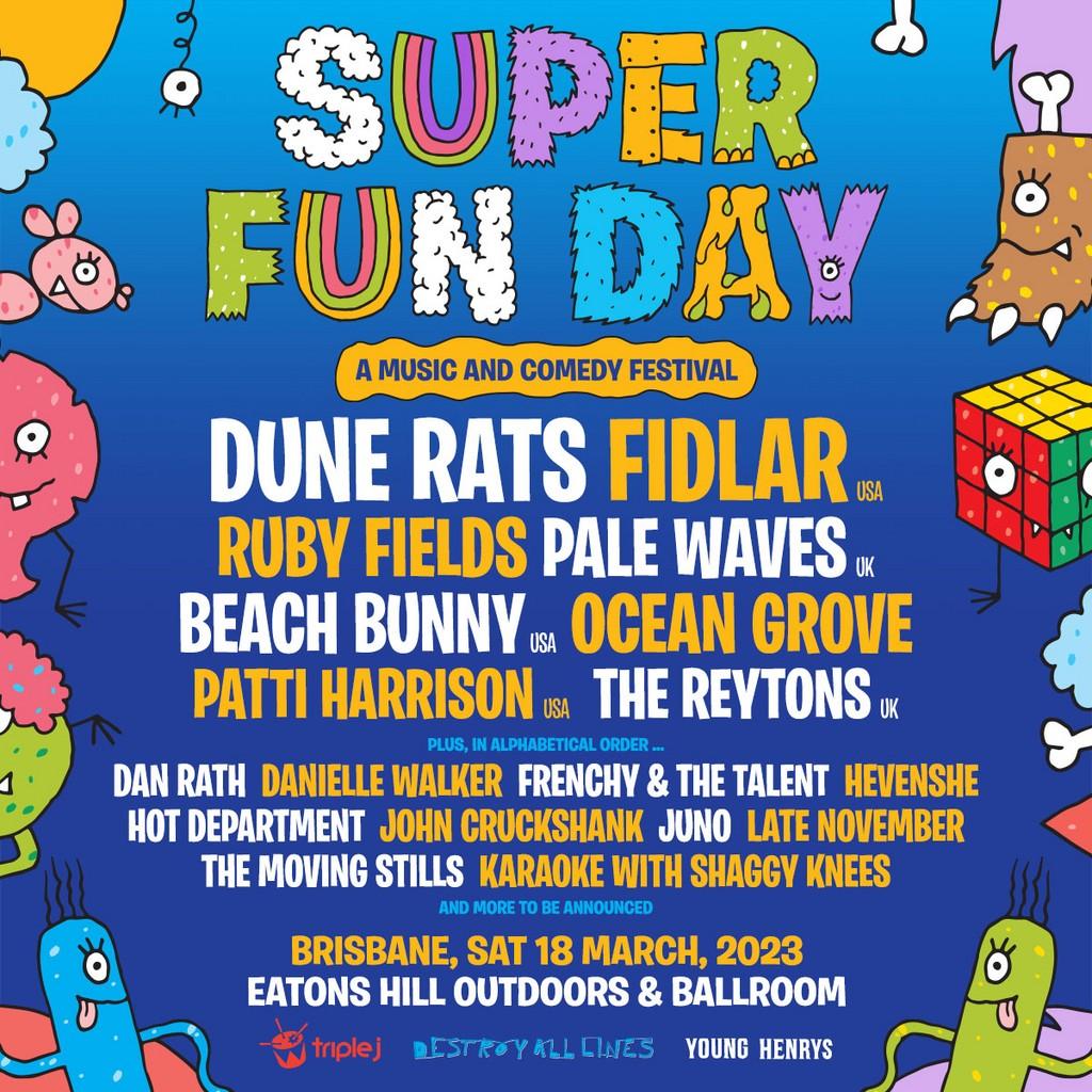 Lineup Poster Super Fun Day 2023
