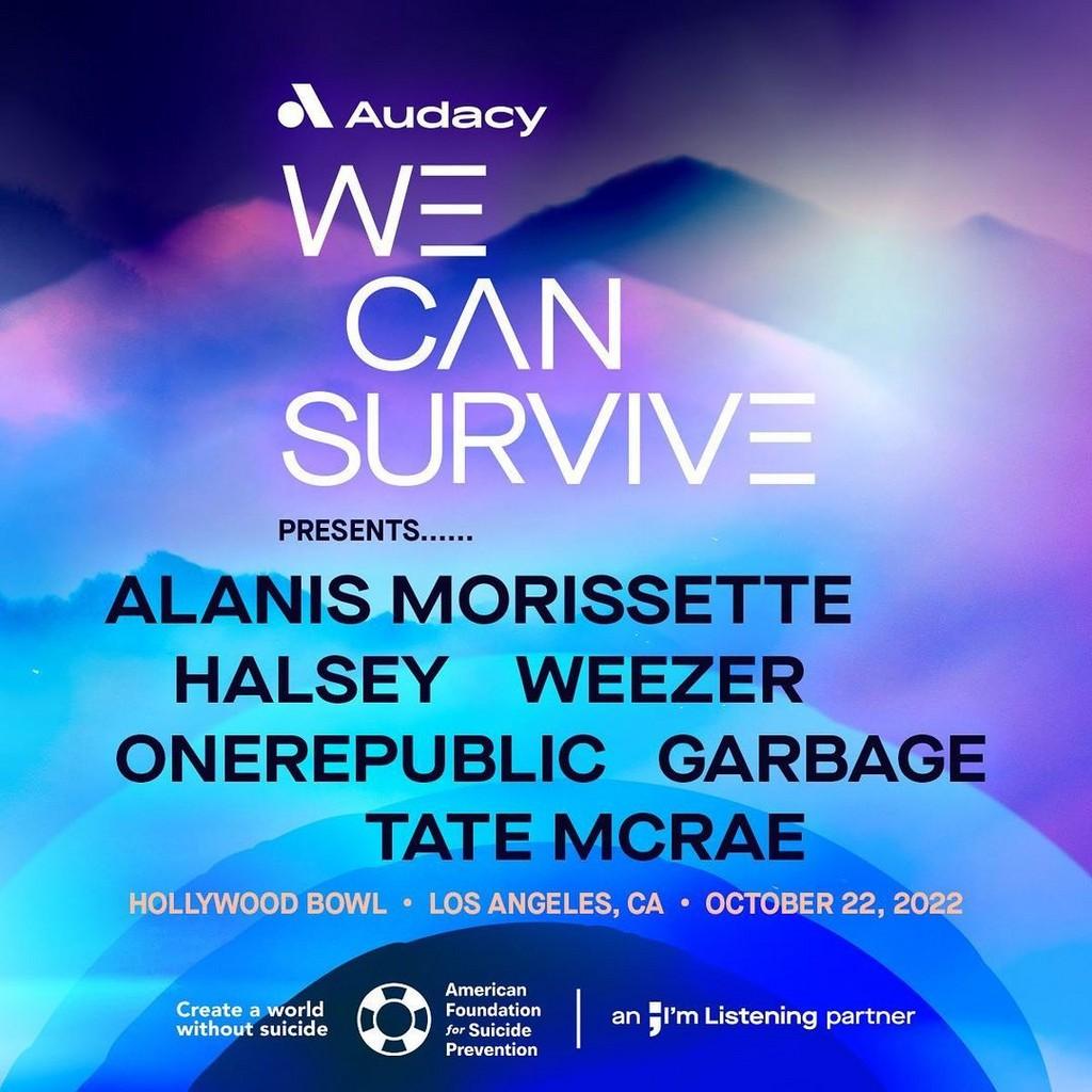 Lineup Poster Audacy: We Can Survive 2022