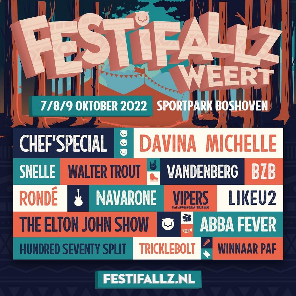 Lineup Poster FestiFallz 2022