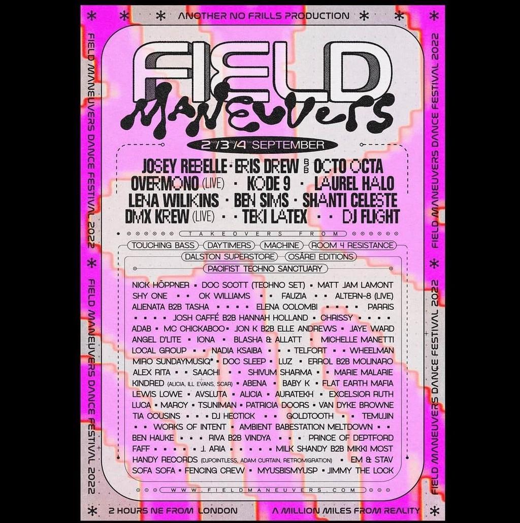 Lineup Poster Field Maneuvers 2022