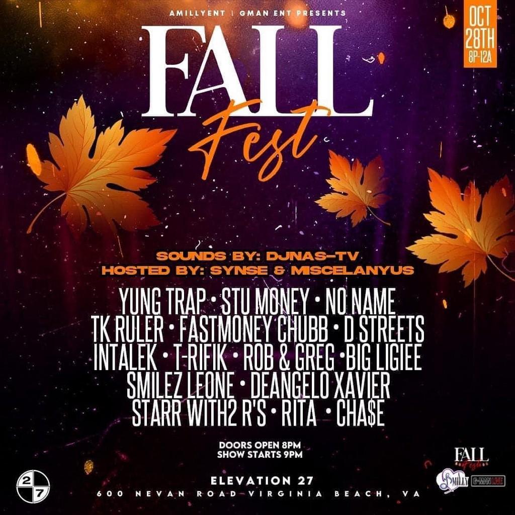 Lineup Poster Fall Fest 2022