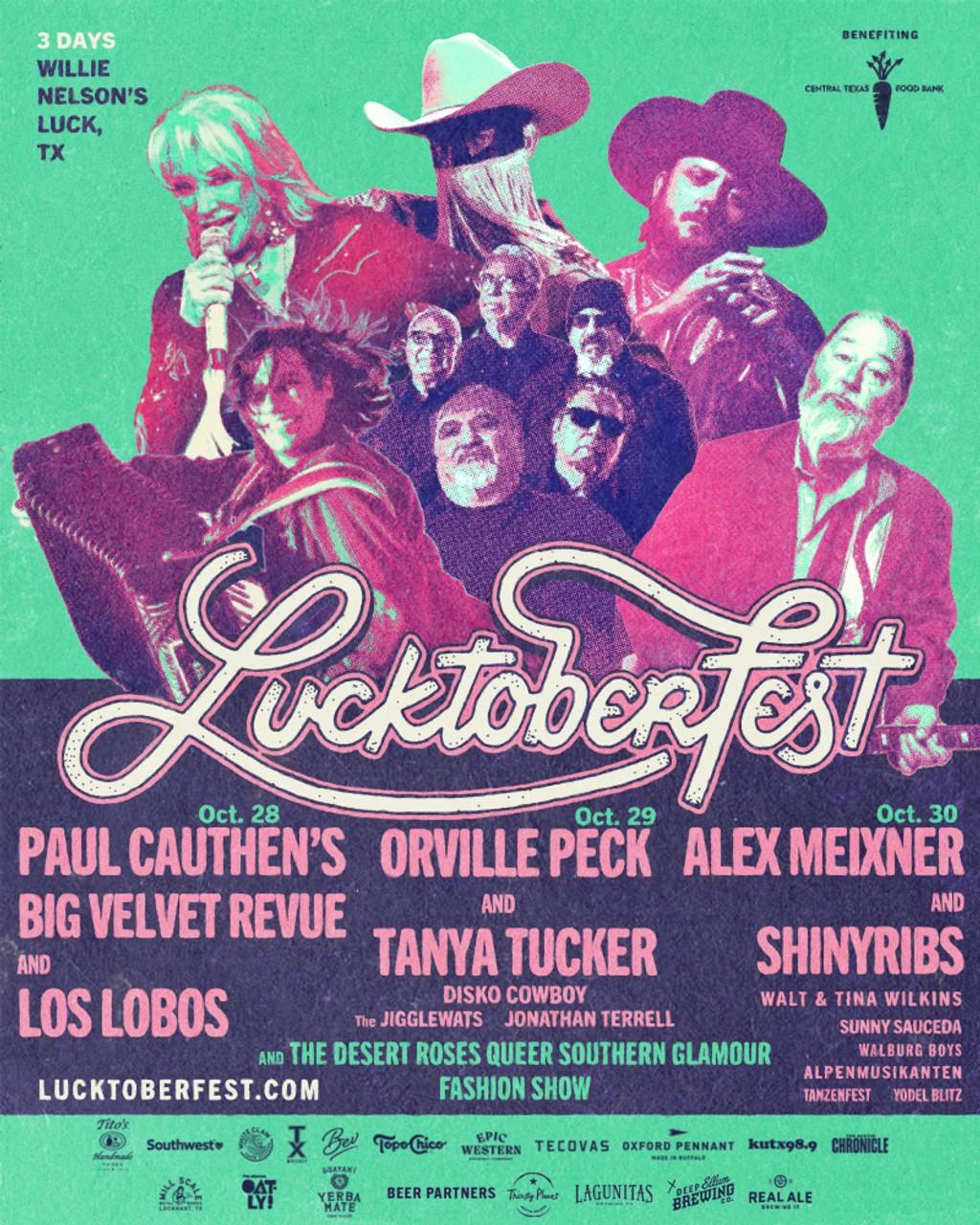 Lineup Poster Lucktoberfest 2022