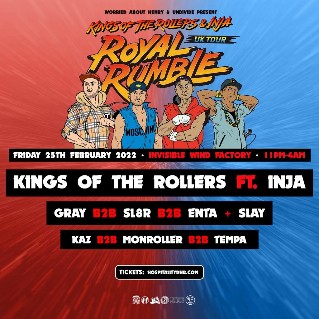 Lineup Poster Royal Rumble Liverpool 2022