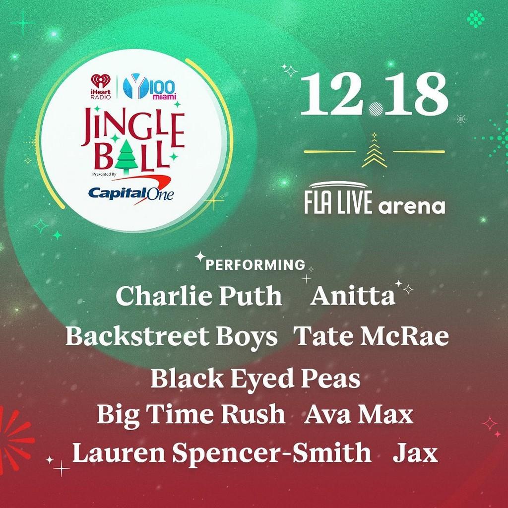 Lineup Poster Y100 JINGLE BALL 2022