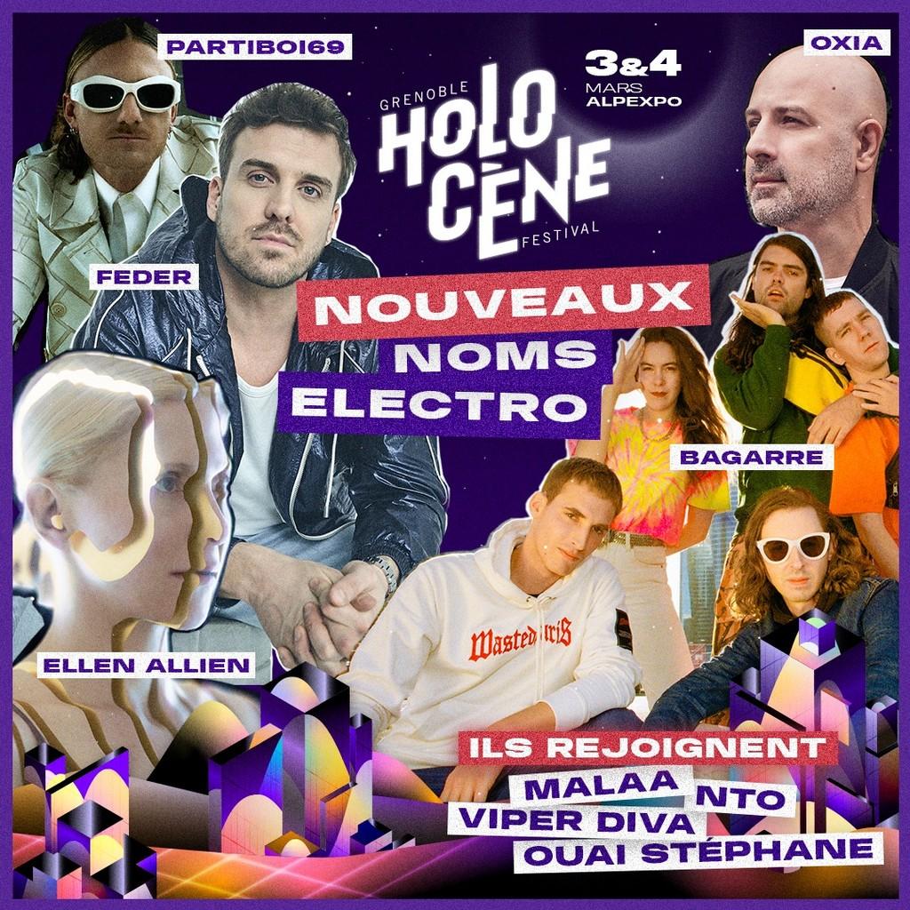 Lineup Poster Holocène Festival 2023