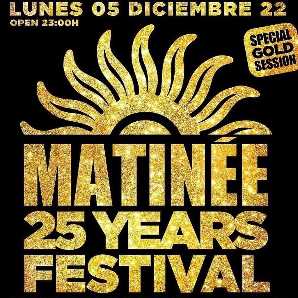 Lineup Poster Matinée Gold Festival 2022
