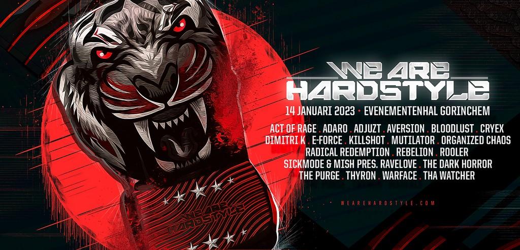 Lineup Poster We Are Hardstyle 2023