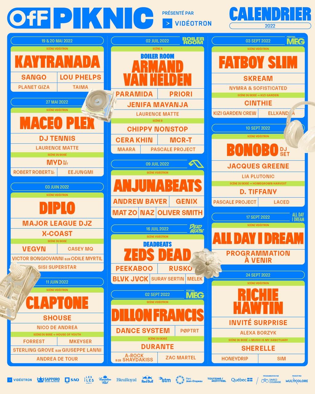 Lineup Poster OfF Piknic 2022