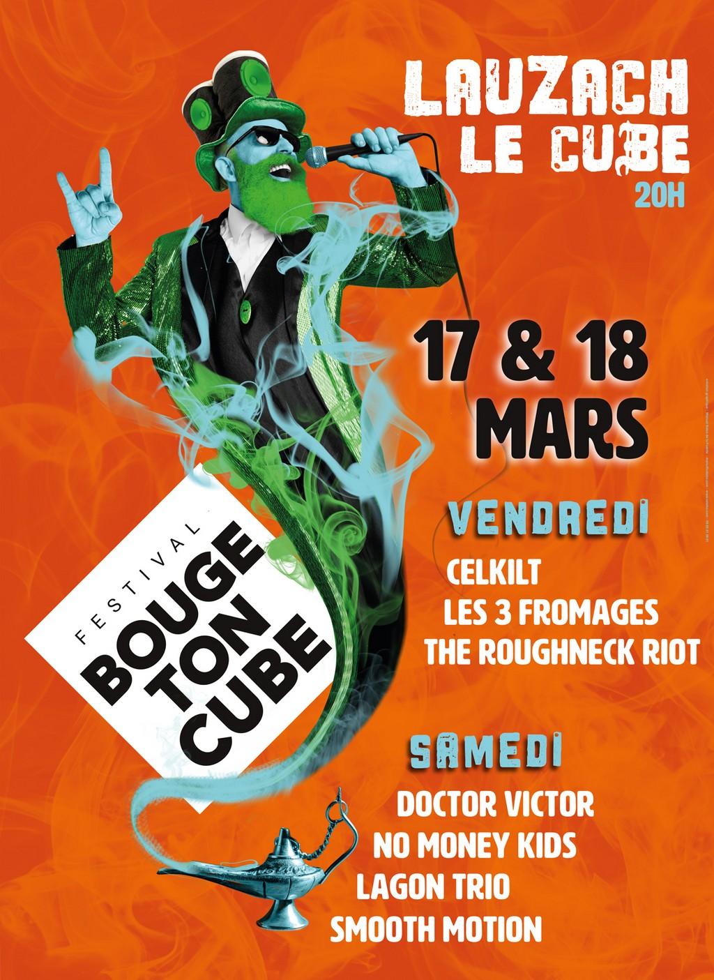 Lineup Poster Festival Bouge ton Cube 2023