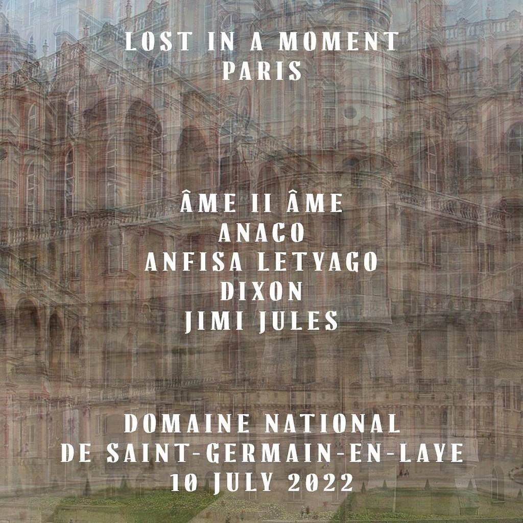 Lineup Poster Lost In A Moment Paris 2022