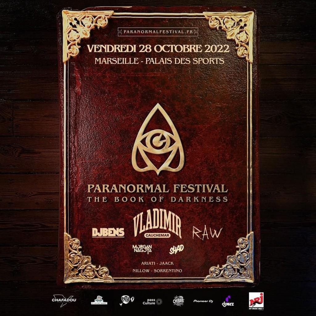 Lineup Poster Paranormal Festival Marseille 2022