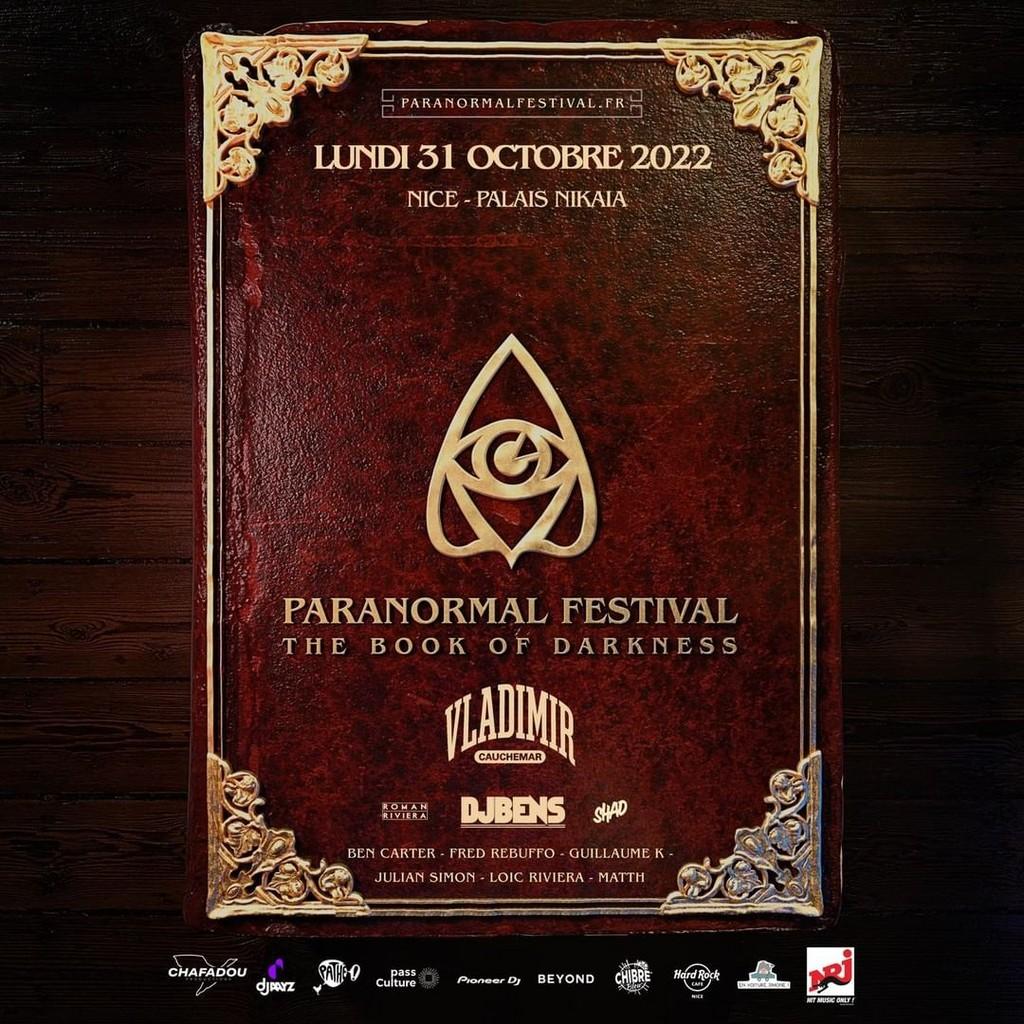 Lineup Poster Paranormal Festival Nice 2022