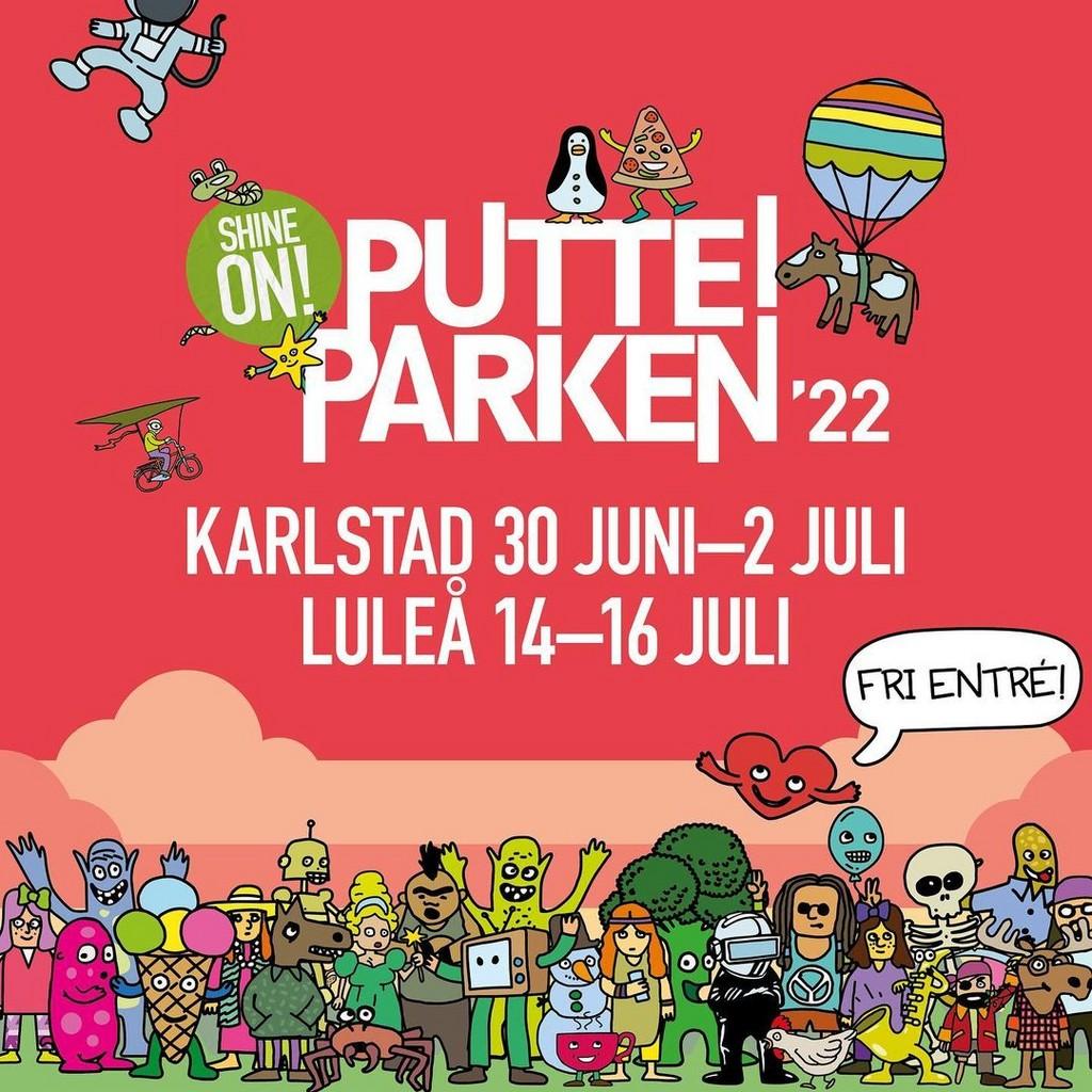 Lineup Poster Putte i Parken Karlstad 2022