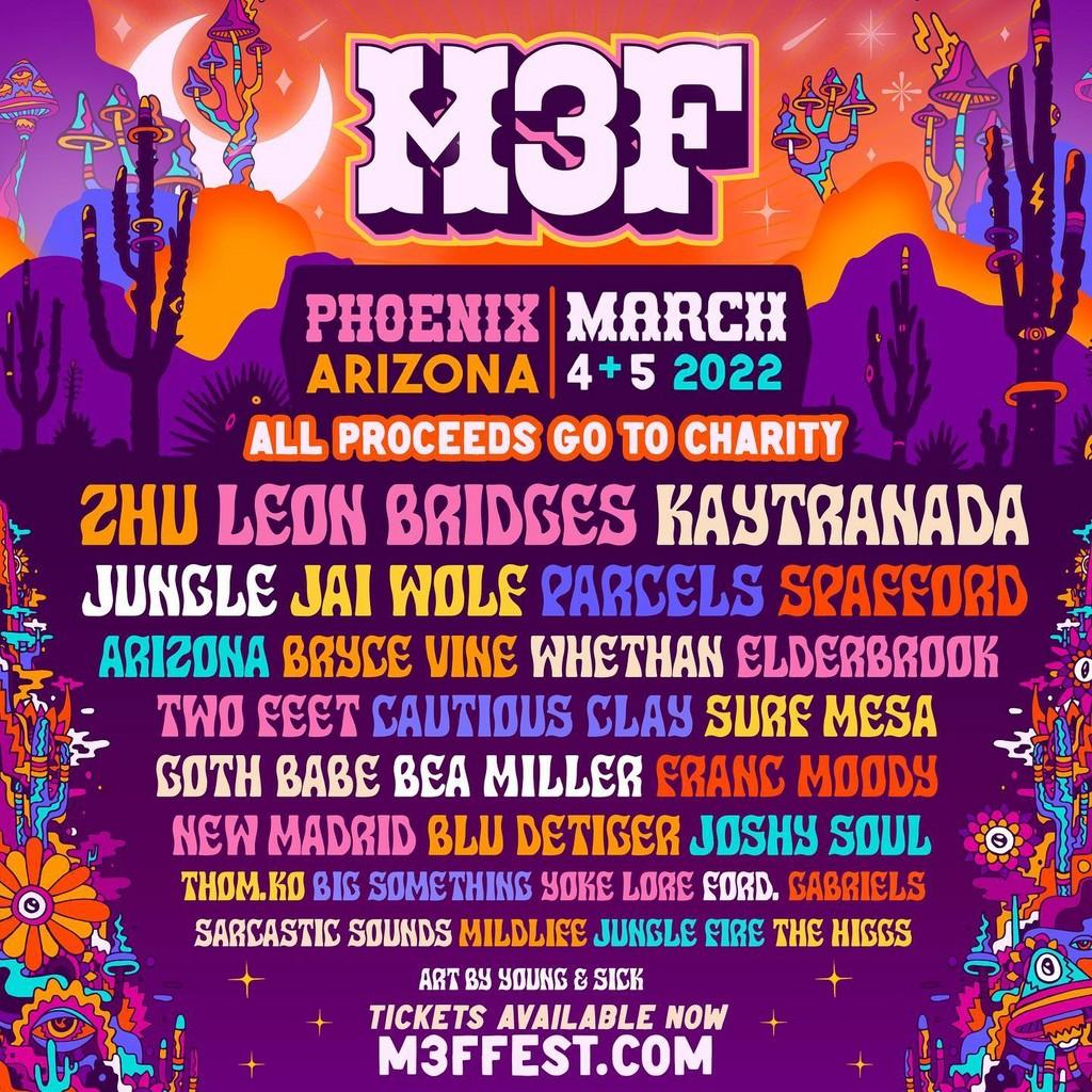 Lineup Poster M3F Fest 2022