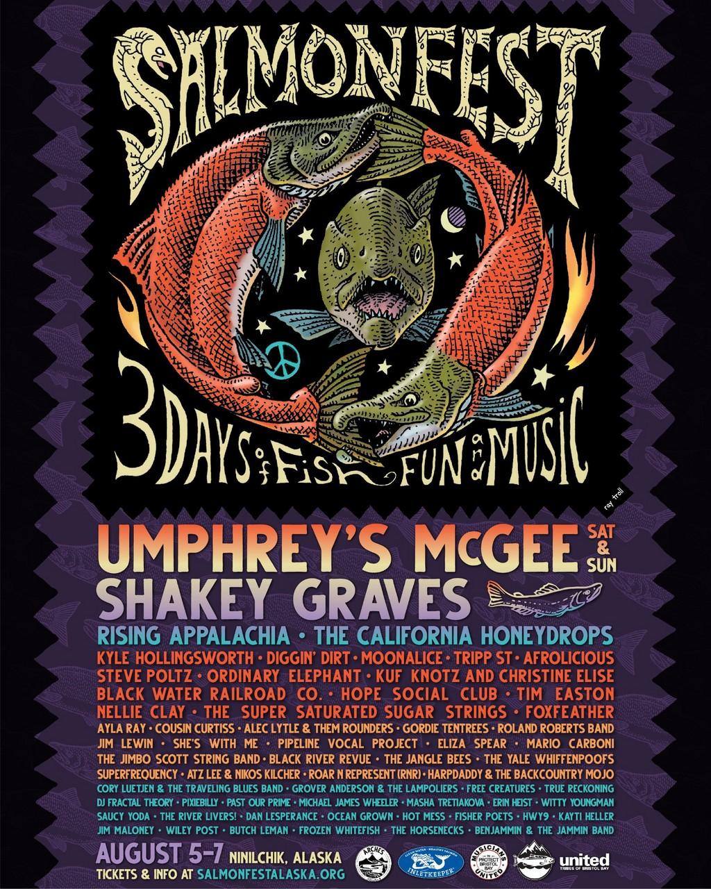 Lineup Poster Salmonfest 2022