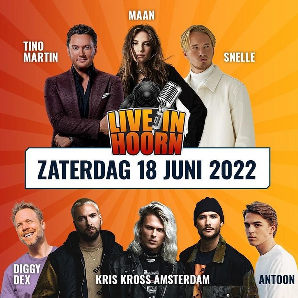 Lineup Poster Live in Hoorn 2022