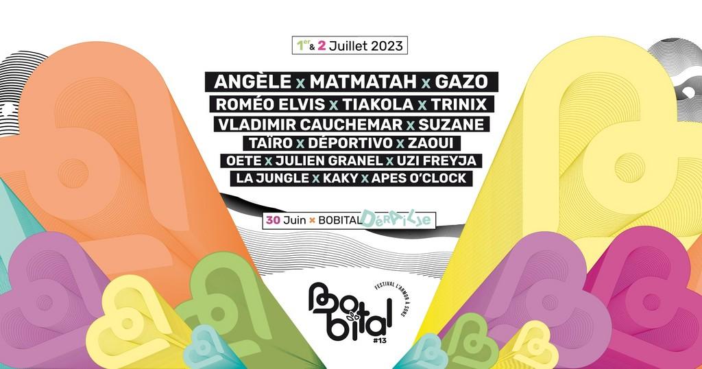 Lineup Poster Festival Bobital L'Armor à Sons 2023