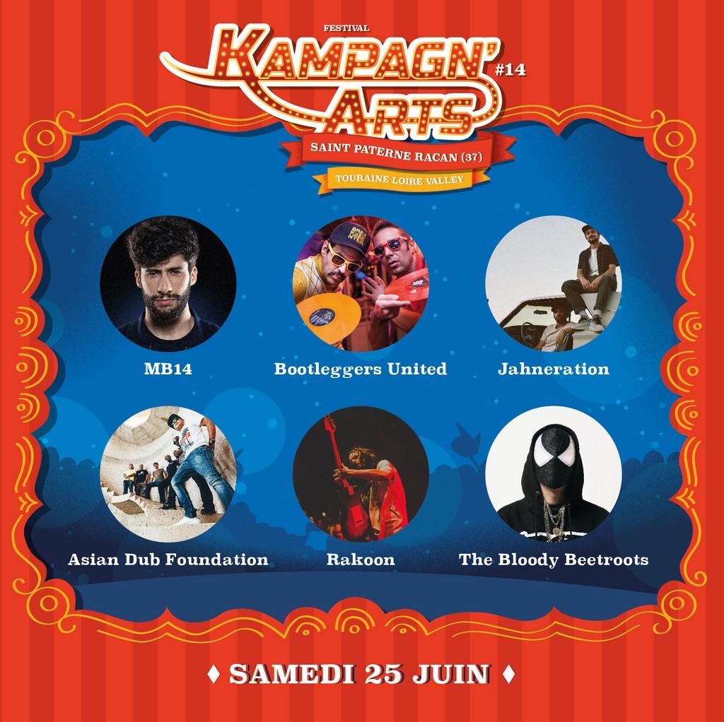 Lineup Poster Festival des Kampagn'arts 2022