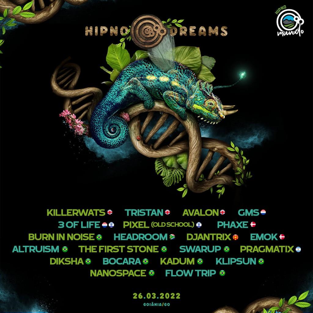 Lineup Poster Hipnodreams 2022