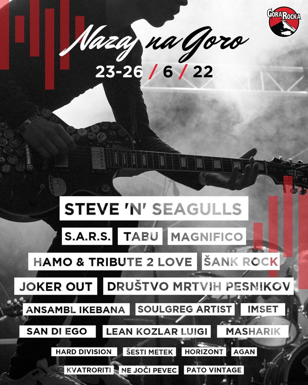 Lineup Poster Gora Rocka 2022