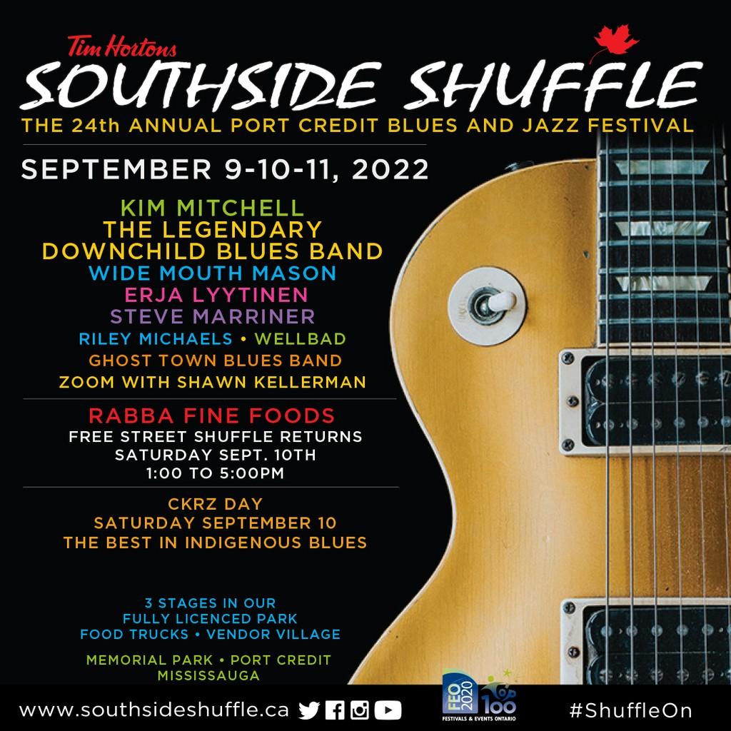 Lineup Poster Southside Shuffle 2022