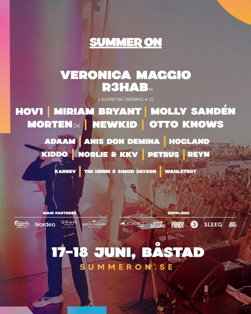 Lineup Poster Summer On 2022